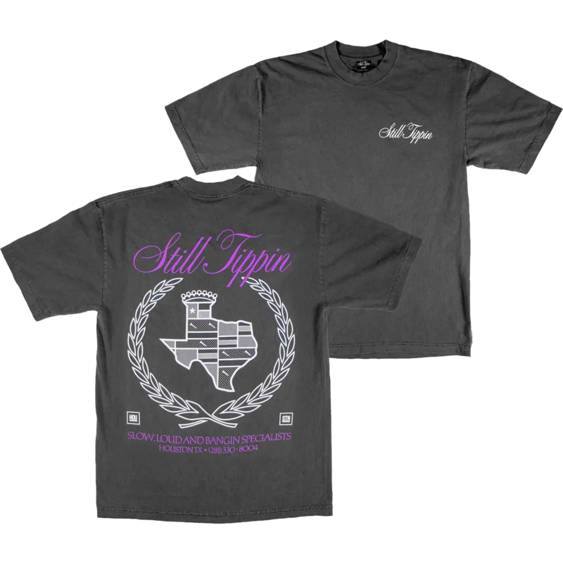 Still Tippin "El Dorado" Tee - Vintage Black