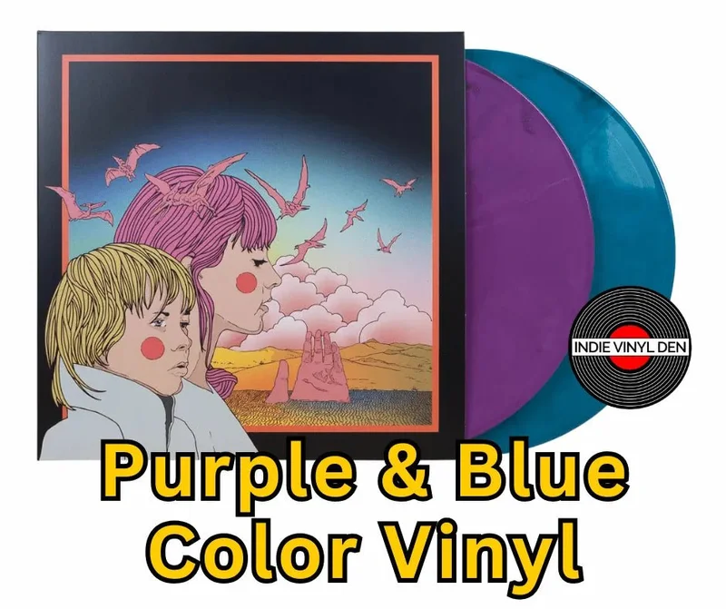 STRFKR Reptilians (10-Year Anniversary Edition) - Purple & Blue ECO-Mix Color Vinyl Record
