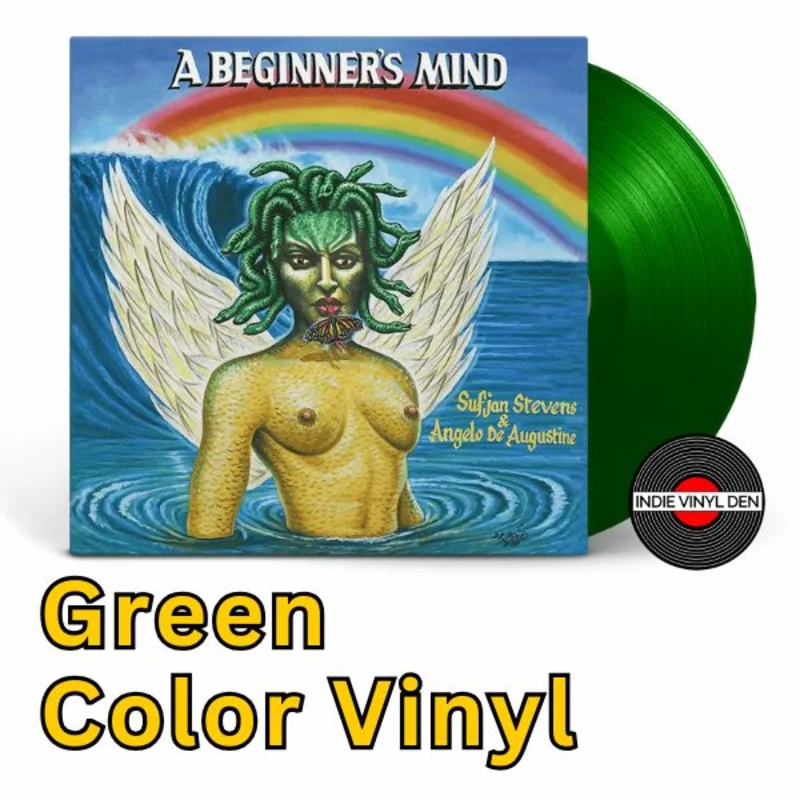 Sufjan Stevens & Angelo De Augustine - A Beginner's Mind - Green Color Vinyl