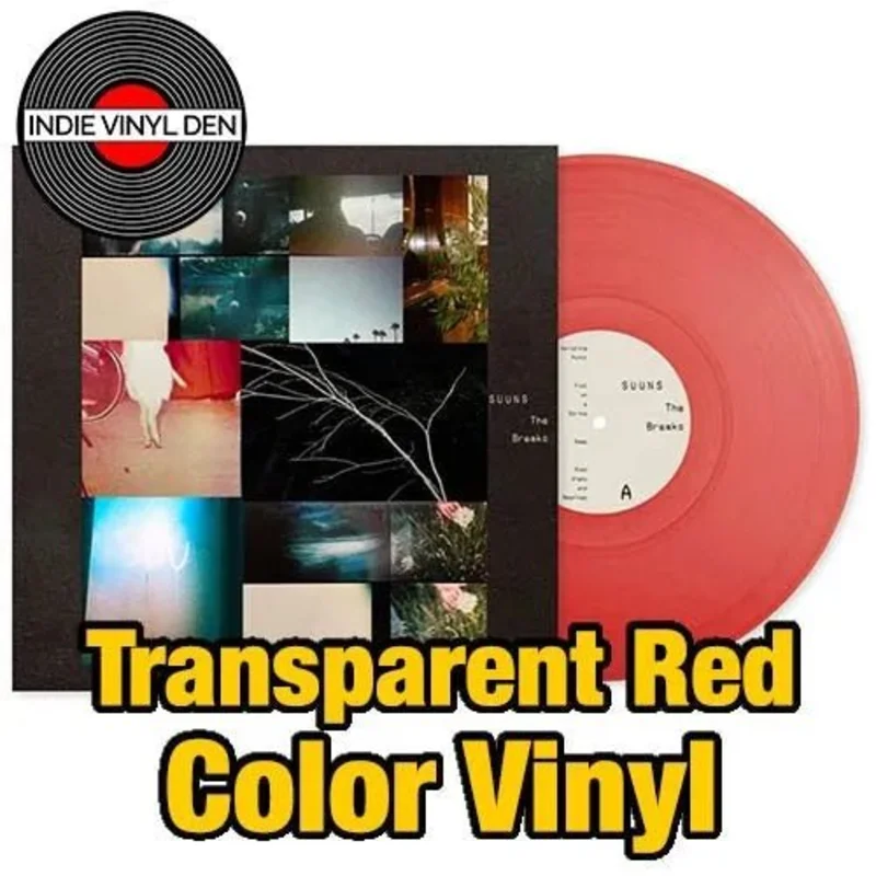 SUUNS - The Breaks- Transparent Red Color Vinyl Record