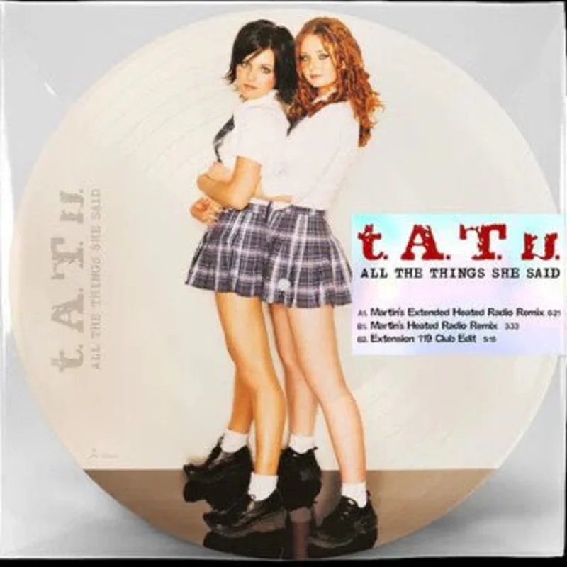 t.a.T.u. - All The Things She Said (Picture Disc) Vinyl LP