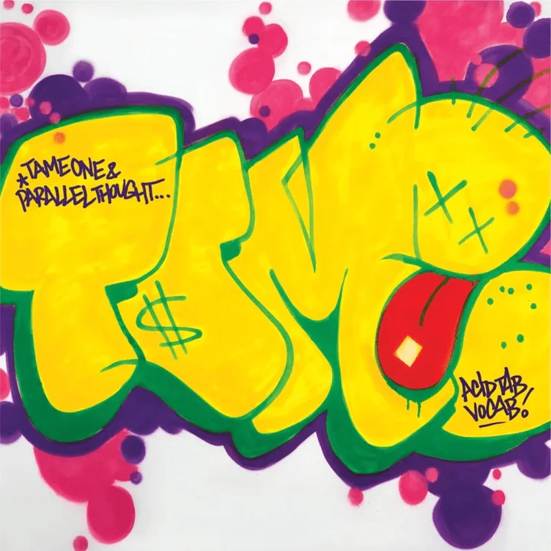 Tame One & Parallel Thought - Acid Tab Vocab (15th Anniversary Acid Dipped Splatter Color) Vinyl LP