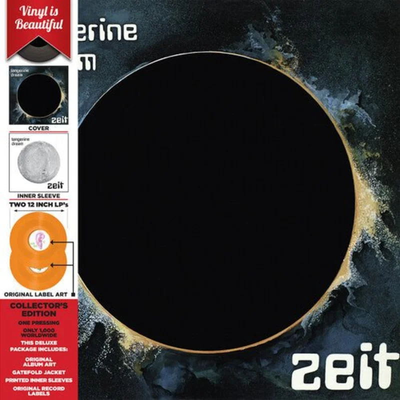 Tangerine Dream - Zeit (Deluxe Edition Oranger Color) Vinyl LP