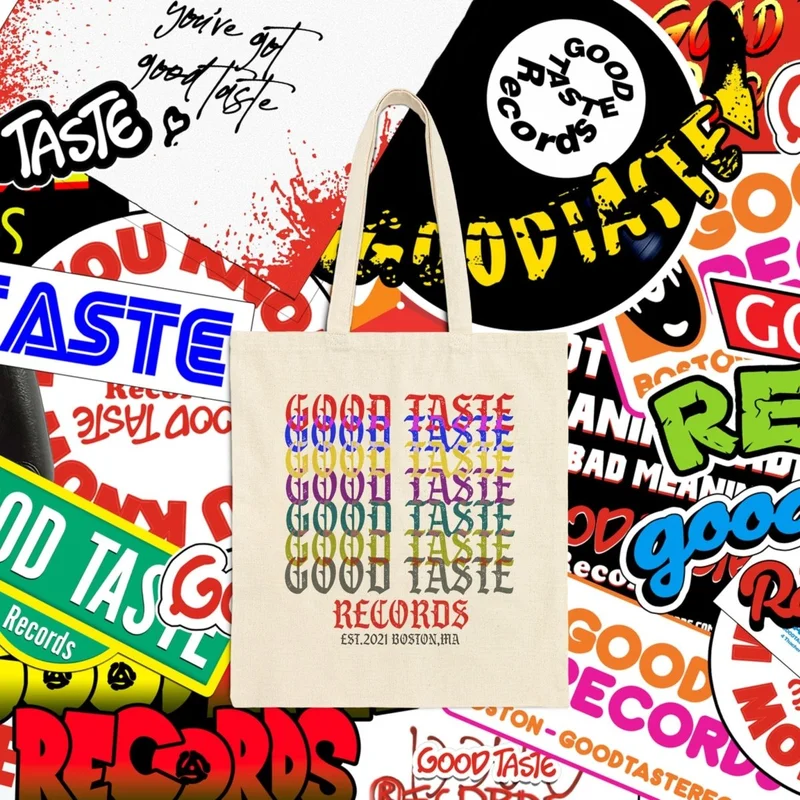 TASTE the Rainbow Canvas Tote Natural