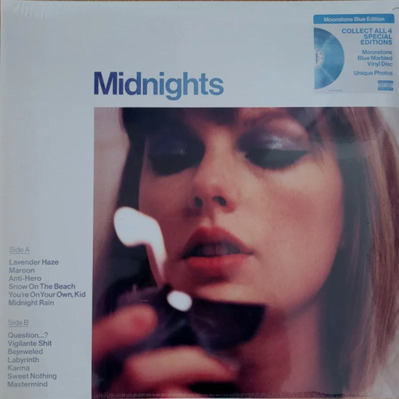 Taylor Swift - Midnights (Moonstone Blue Edition) (Arrives in 4 days)