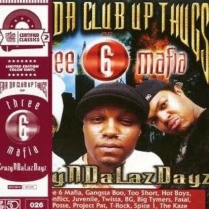 Tear Da Club Up Thugs - CRAZYNDALAZDAYZ (Dried Blood Color) Vinyl LP