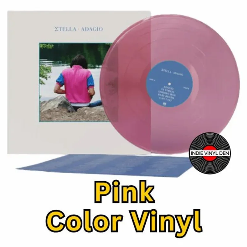 tella (Stella) - Adagio - Pink Color Vinyl Record