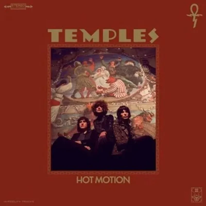 Temples - Hot Motion - Red & Black Marble Color Vinyl Import