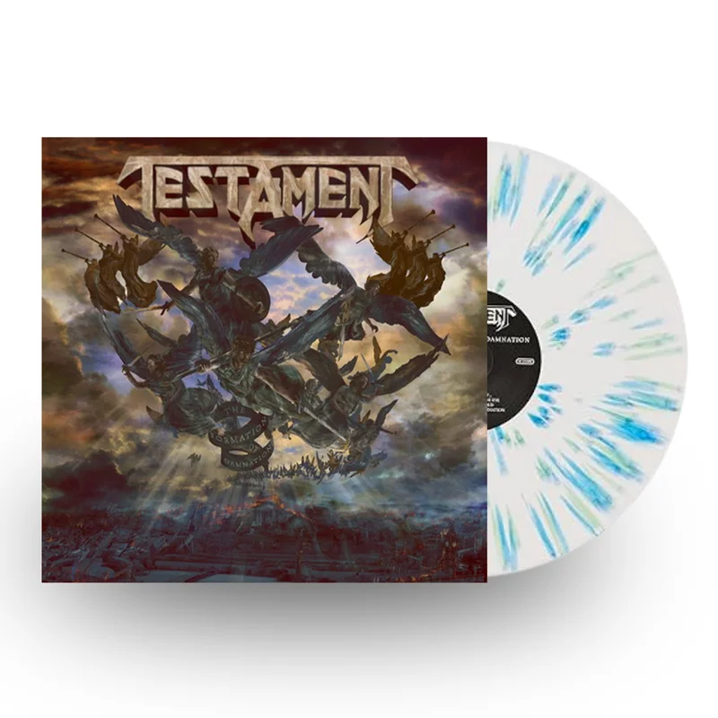Testament - The Formation of Damnation (White w/ Blue & Green Splatter)