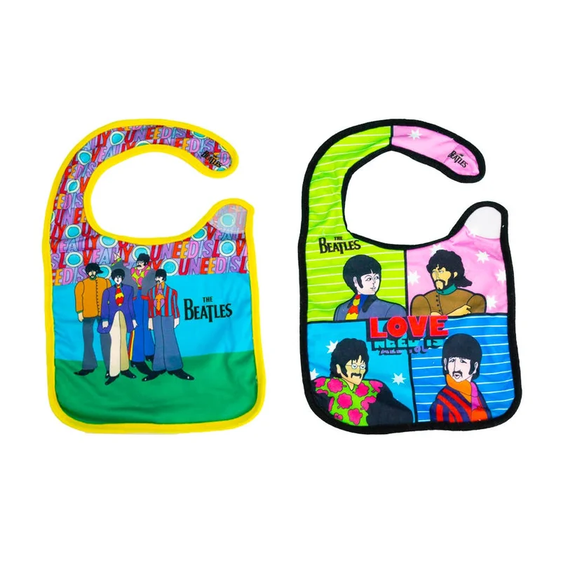 The Beatles All You Need is Love Bibs 2 Pack