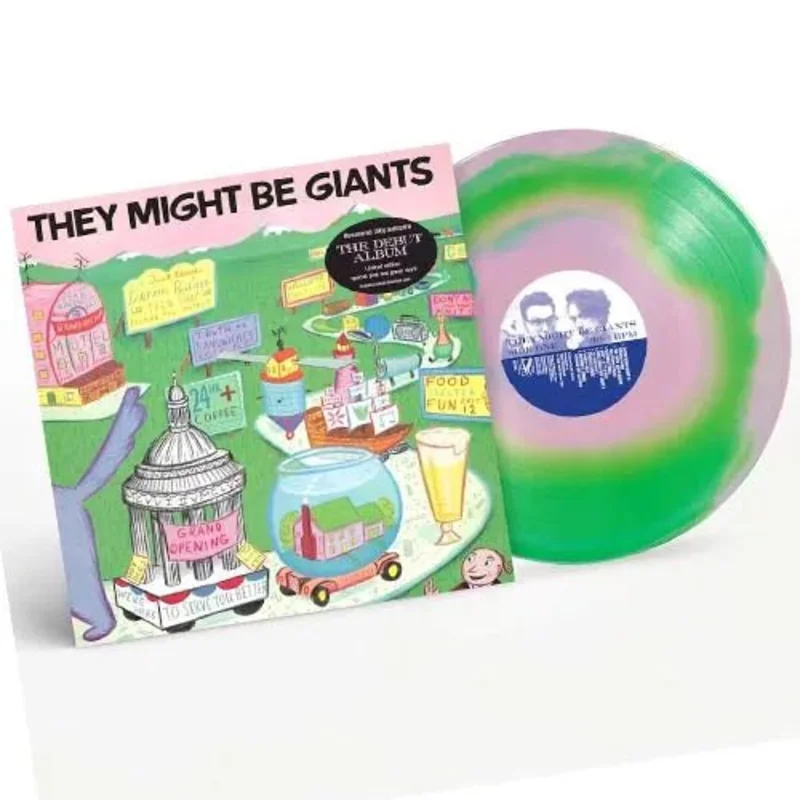 They Might Be Giants - They Might Be Giants - Pink/Green Color Vinyl Record