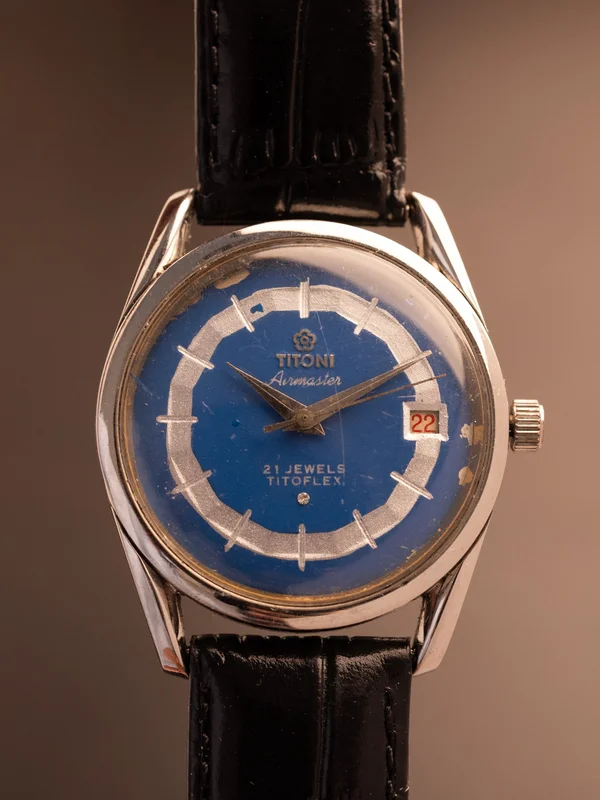 Titoni Airmaster Blue RP Dial (Ref. 304-345) (35mm; Manual)