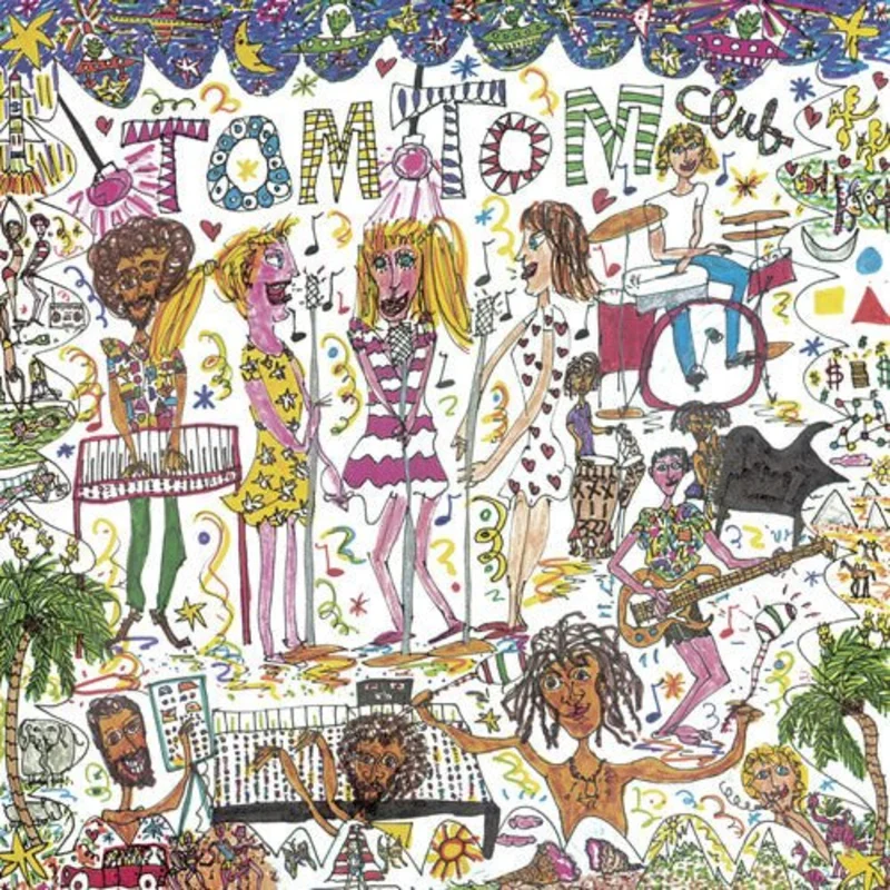 Tom Tom Club - Tom Tom Club (self-titled) (45th Anniversary Clear w/ Pink/White/Green Splatter Color) Vinyl LP
