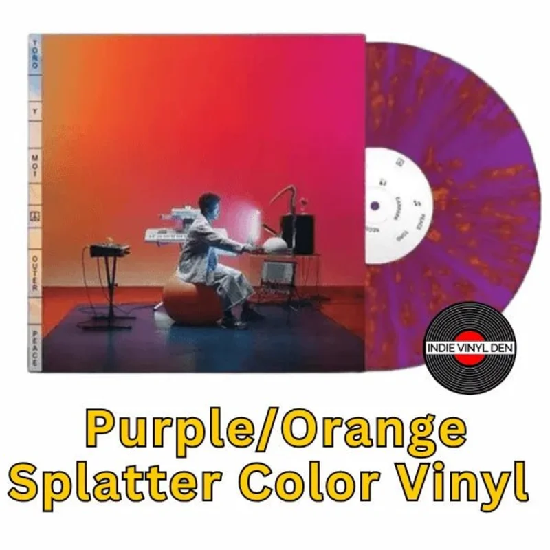 Toro Y Moi - Outer Peace - Purple/Orange Splatter Color Vinyl Record