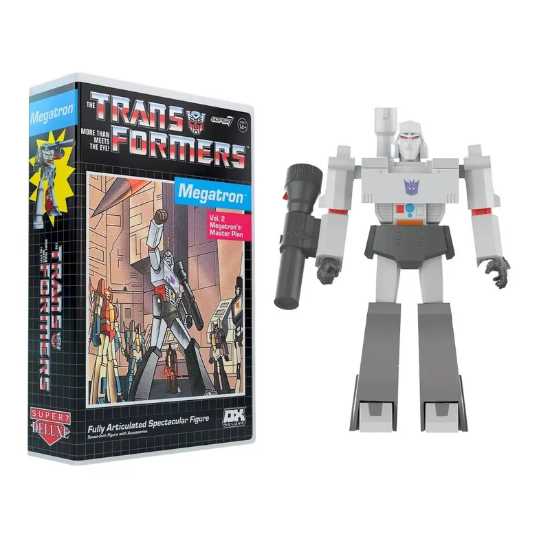 Transformers Deluxe Megatron (in VHS - style case) - Super 7
