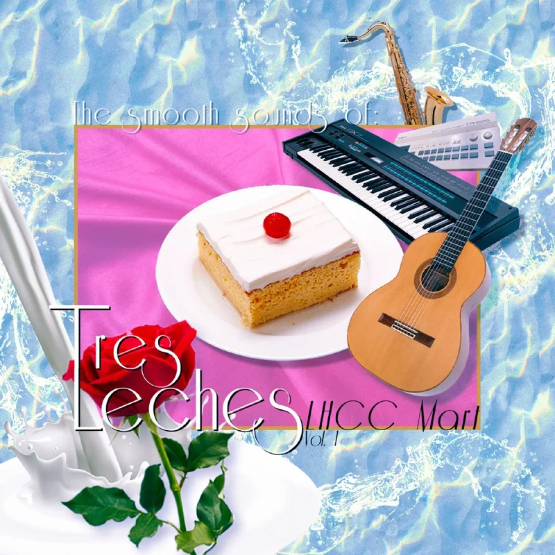 Tres Leches - The Smooth Sounds of Tres Leches, LCHCC Mart Vol. 1 (Tres Leches Swirl Cream Color) Vinyl LP