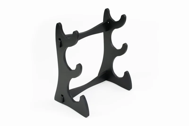 Triple Flute Eco Stand Black