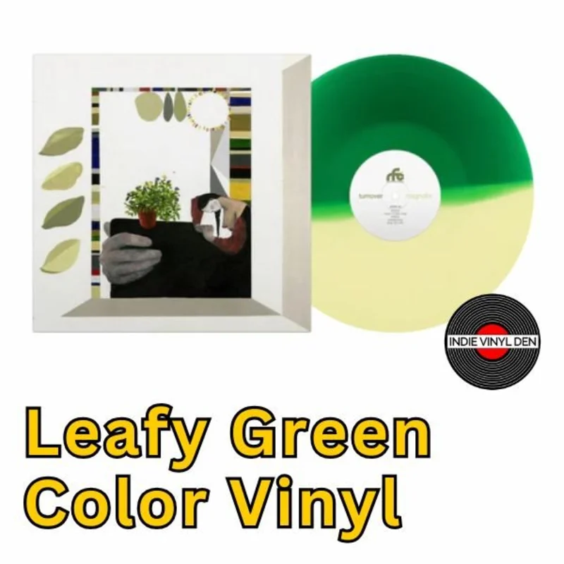 Turnover Magnolia  Leafy Green Half and Half Color Vinyl Record