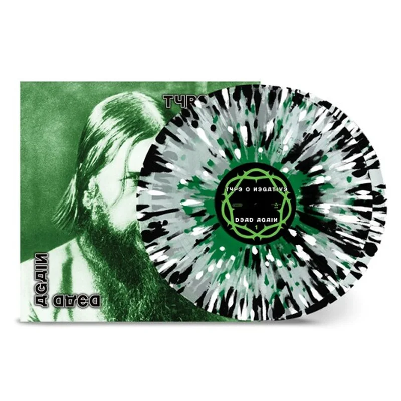 Type O Negative - Dead Again (Clear Green White Black Splatter)