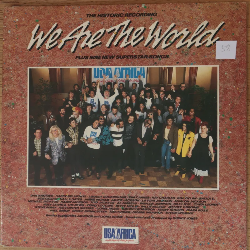 U.S.A. for Africa - We Are The World ( (Used Vinyl - VG) VJ Marketplace