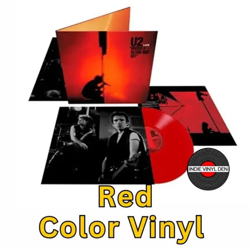 U2 - Under a Blood Red Sky - 180g Red Color Vinyl Record