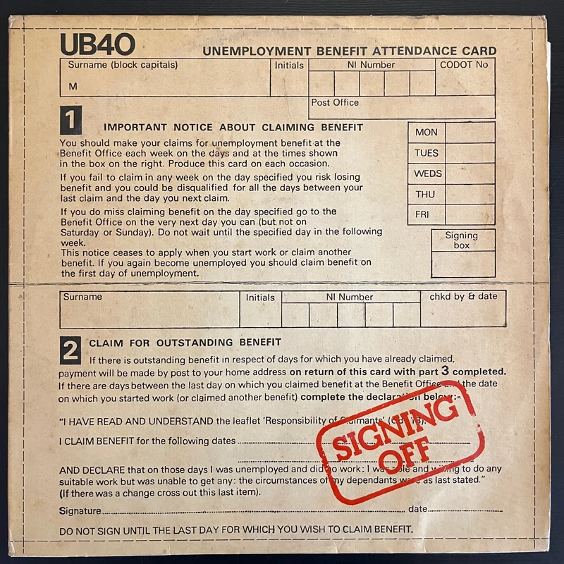 UB40 - Signing Off (Indan Pressing) ( (Used Vinyl - VG+) LM Marketplace