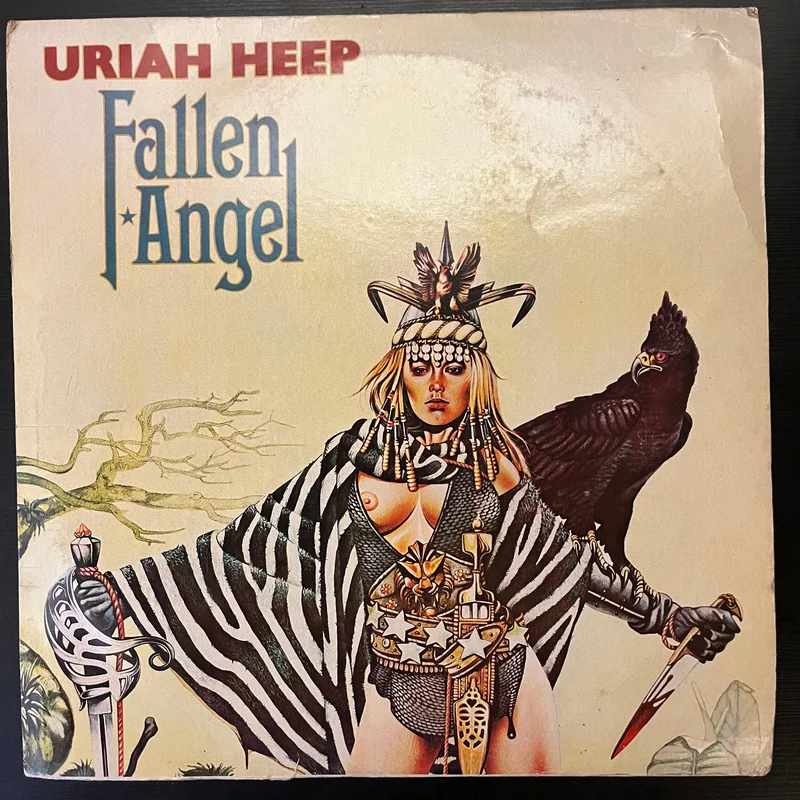 Uriah Heep - Fallen Angel (Indian Pressing) ( (Used Vinyl - VG) AS Marketplace