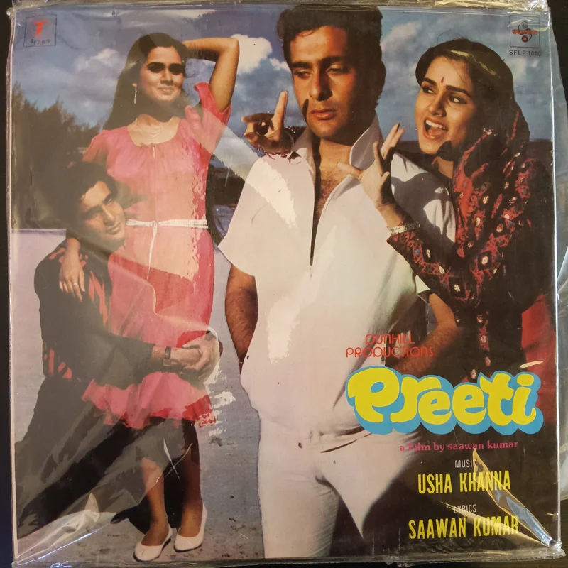 Usha Khanna and Saawan Kumar - Preeti ( (Used Vinyl - VG) NJ Marketplace