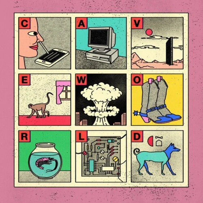 V* Boys - Cave World (Red Color) Vinyl LP