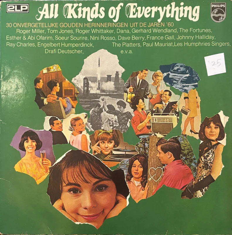 Various Artists - All Kinds Of Everything - 30 Onvergetelijk Gouden Herinneringen Uit De Jaren '60 ( (Used Vinyl - VG) VJ Marketplace