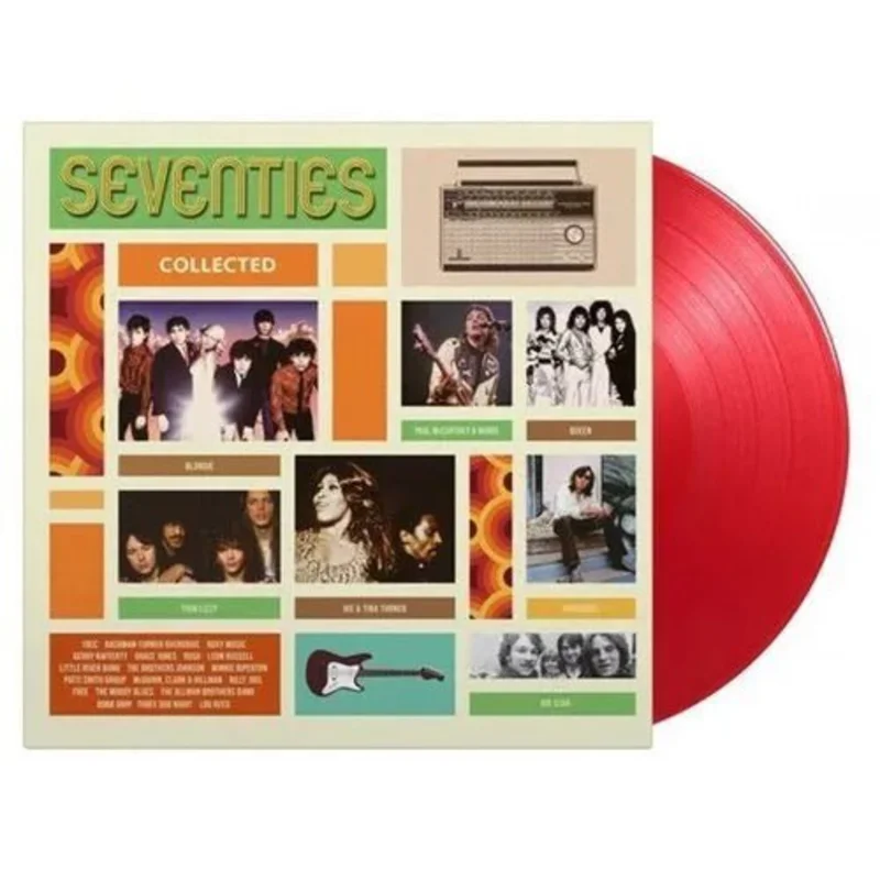 Various Artists - Seventies COLLECTED Greatest Hits - Red Color Vinyl 180g Import