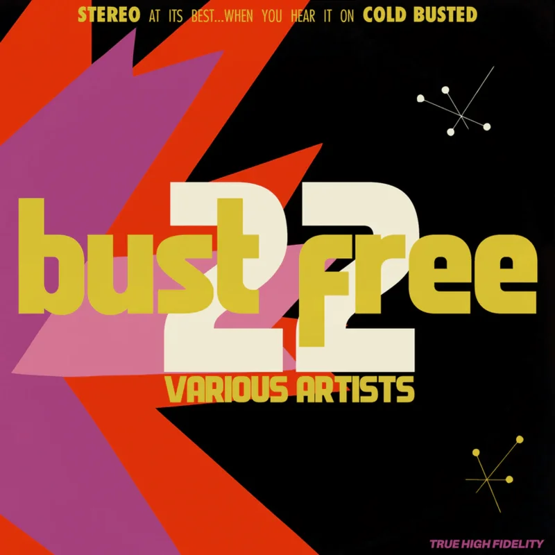 Various - Bust Free 22 (White & Pink Marble Color) Vinyl LP