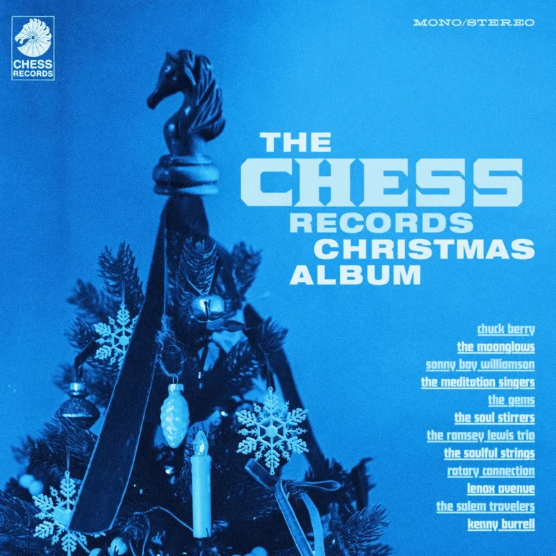 Various - Chess Records Christmas Album (Blue Frost Color) Vinyl LP