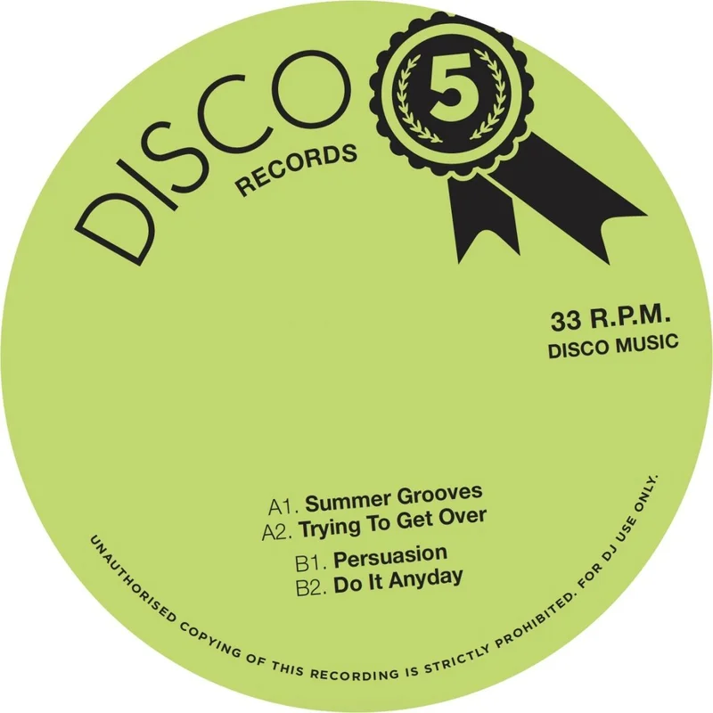 Various - DISCO5 Vinyl 12"