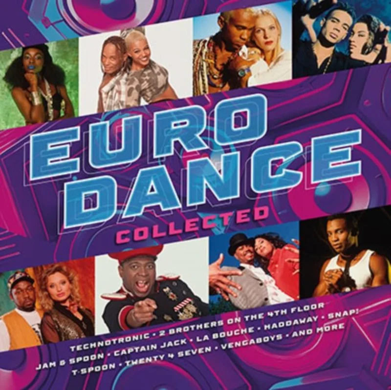 Various - Eurodance Collected (Pink & Purple Color) Vinyl LP