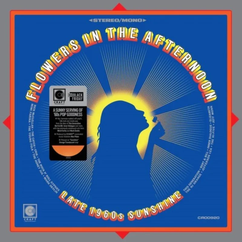 Various-Flowers In the Afternoon: Late 1960's Sunshine [Translucent Orange Color](RSD Black Friday 2025)Vinyl LP