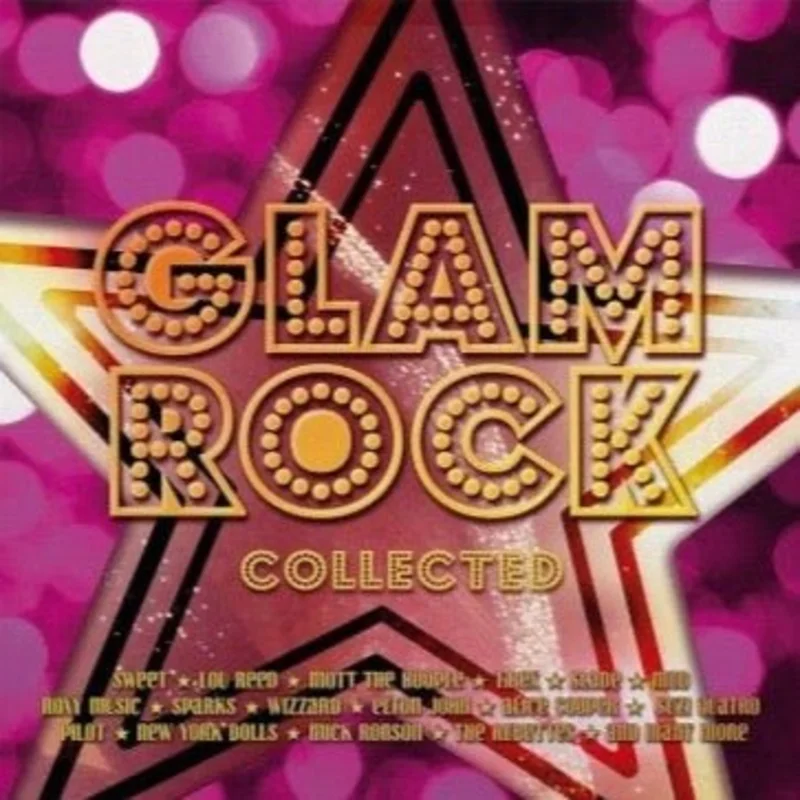 Various - Glam Rock Collected (Silver Color) Vinyl LP