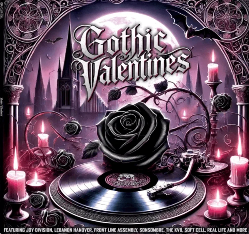 Various - Gothic Valentines (Limited Edition Purple & Black Splatter Color) Vinyl LP