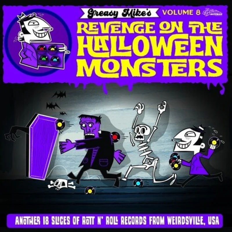 Various - Greasy Mike Volume 8: Revenge of the Halloween Monsters Vinyl LP