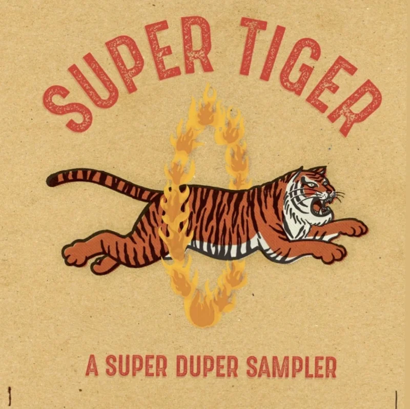 Various - Super Tiger Sampler (White Color) Vinyl LP