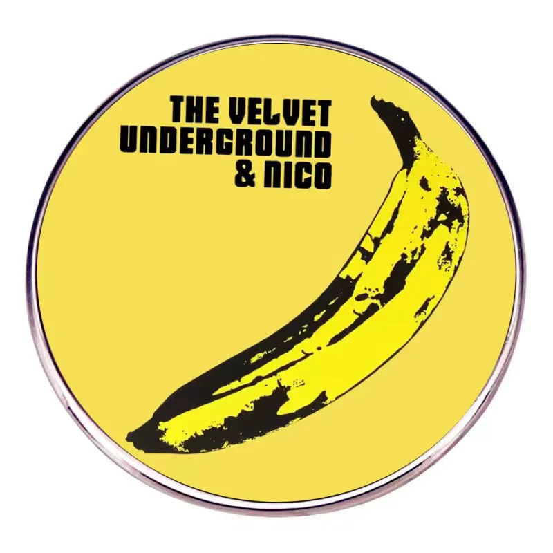 Velvet Underground & Nico Banana Round Yellow - Enamel Pin