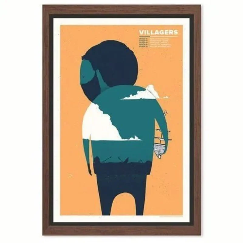 VILLAGERS - FALL 2019 Gig Poster