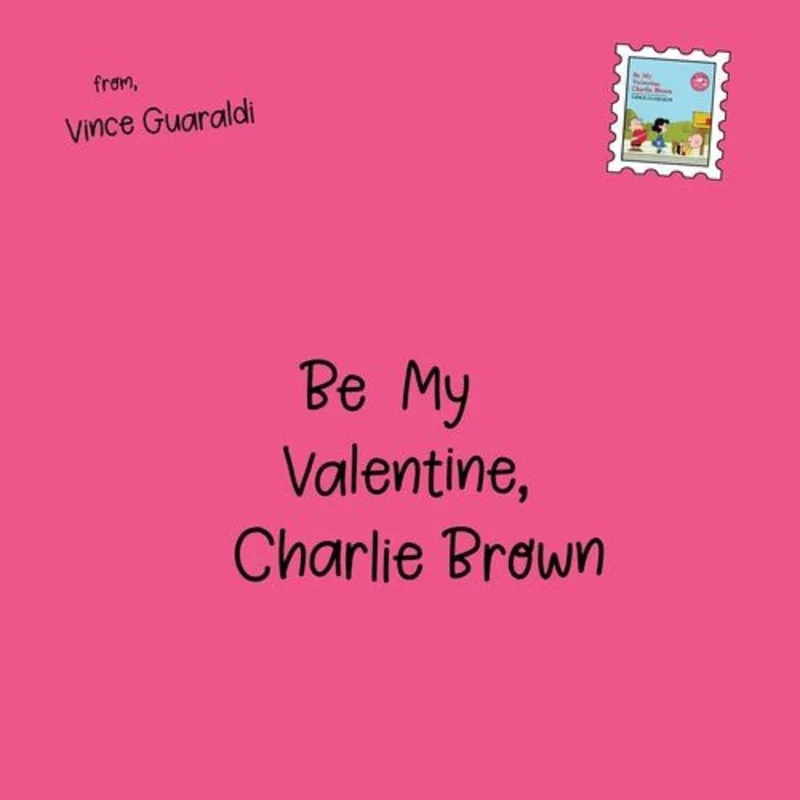 Vince Guaraldi - Be My Valentine, Charlie Brown (Red Heart Shape) Vinyl LP