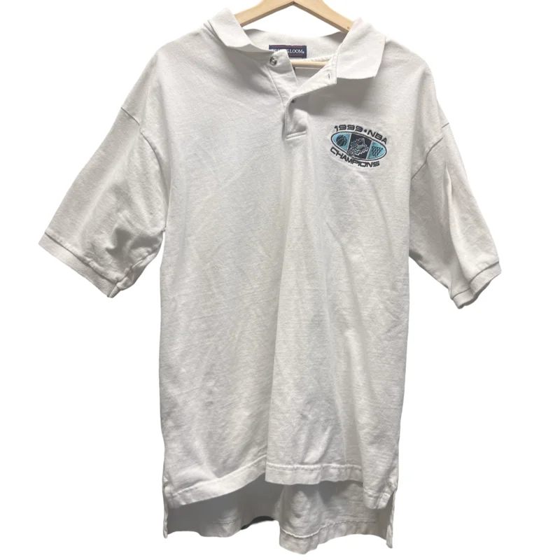Vintage 1999 Embroidered Knit Spurs Champions Polo (L/XL)