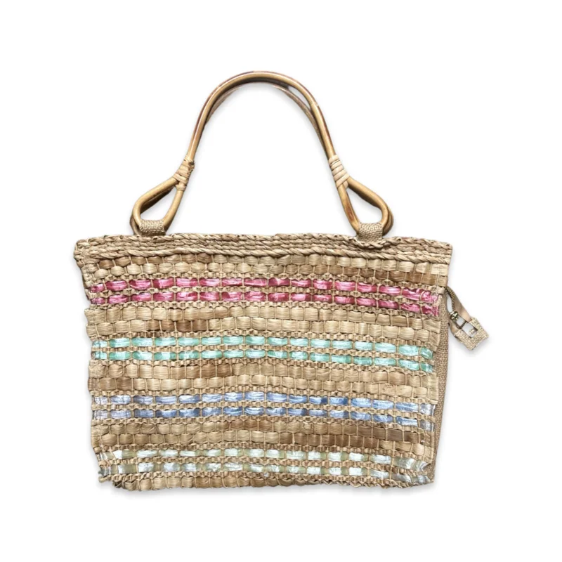 Vintage 81 Bamboo Handle Bag