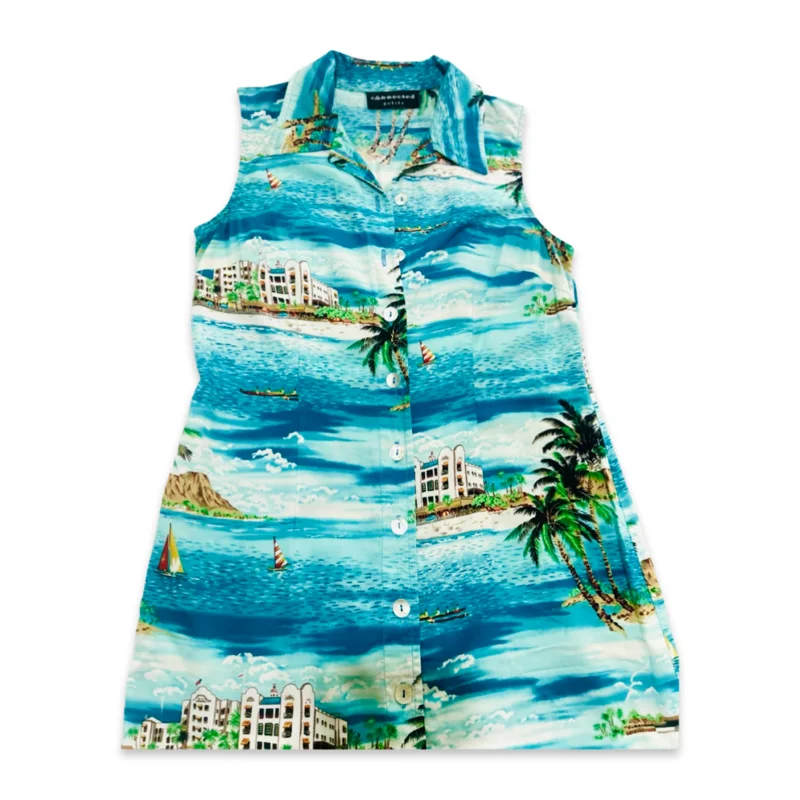 Vintage 90s Tropical Dress