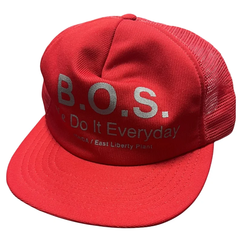 Vintage B.O.S. We Do It Everyday Trucker Hat
