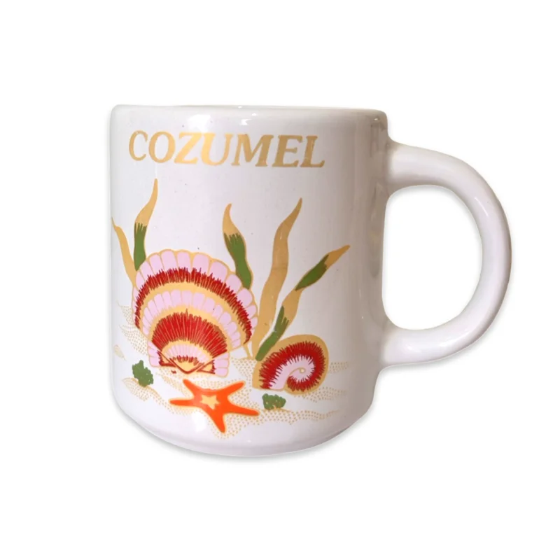 Vintage Cozumel Seashell Mug