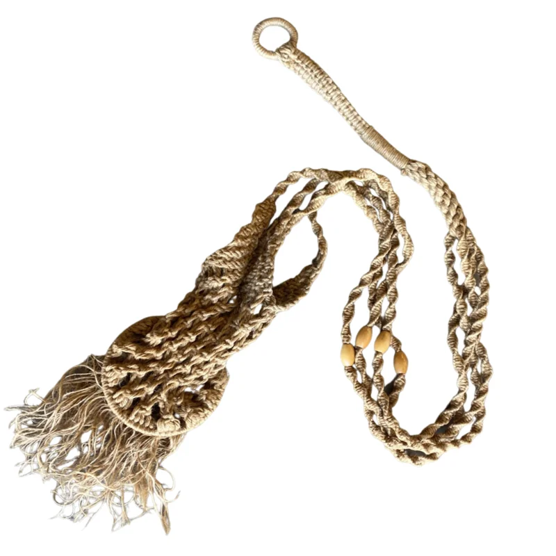 Vintage Handmade Macrame Plant Hanger