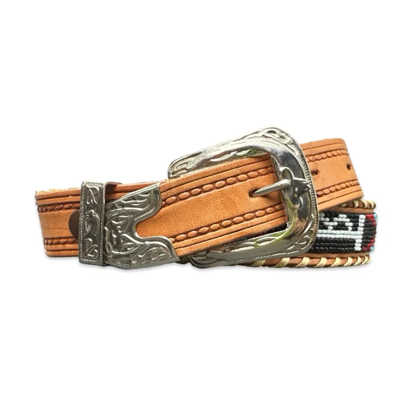 Vintage Southwestern Beaded Belt (26-30)